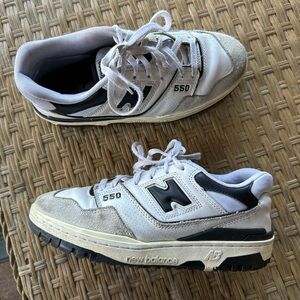 New Balance 550 Sea Salt Black